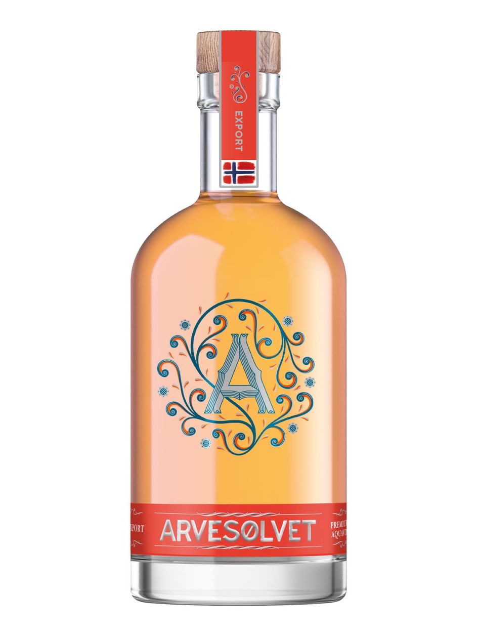 arvesolvet阿夸维特酒40度1l