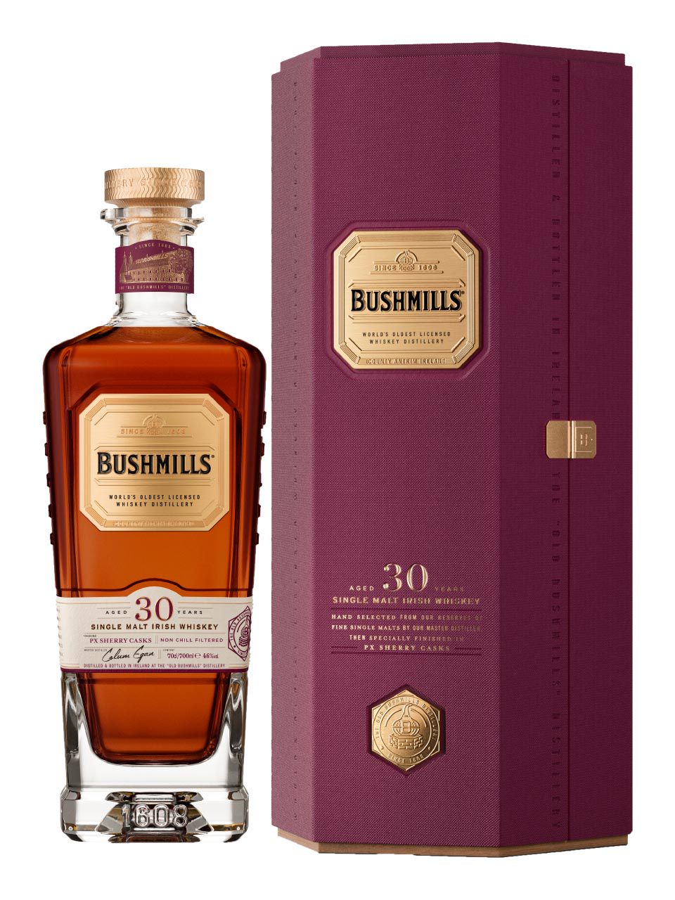 Bushmills 30y Single Malt Irish Whiskey 46 0 7L Gift Pack Frankfurt