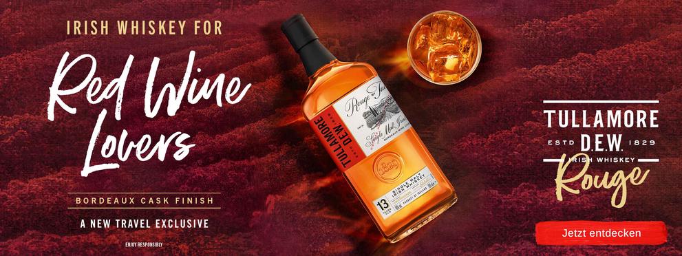 Tullamore D.E.W. Rouge - Irish Whiskey für Rotwein Liebhaber