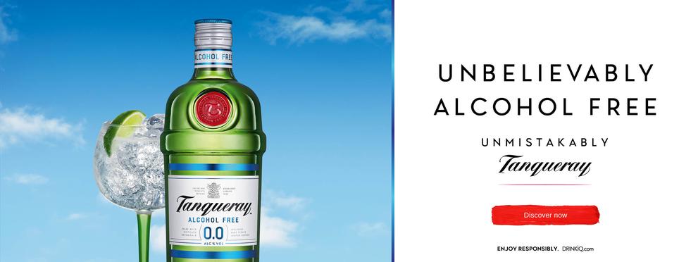 Discover Tanqueray alcohol free now