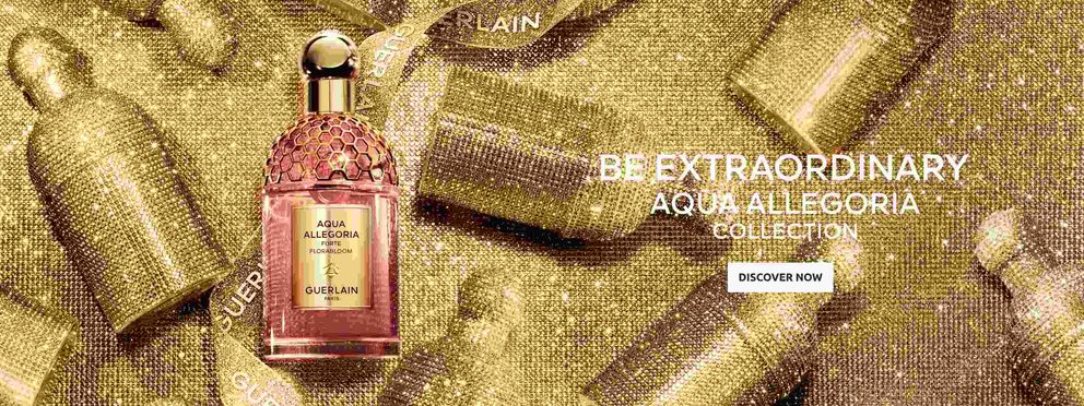 Ad for Absolus Allegoria the new ansolute fragrance collection by Guerlain