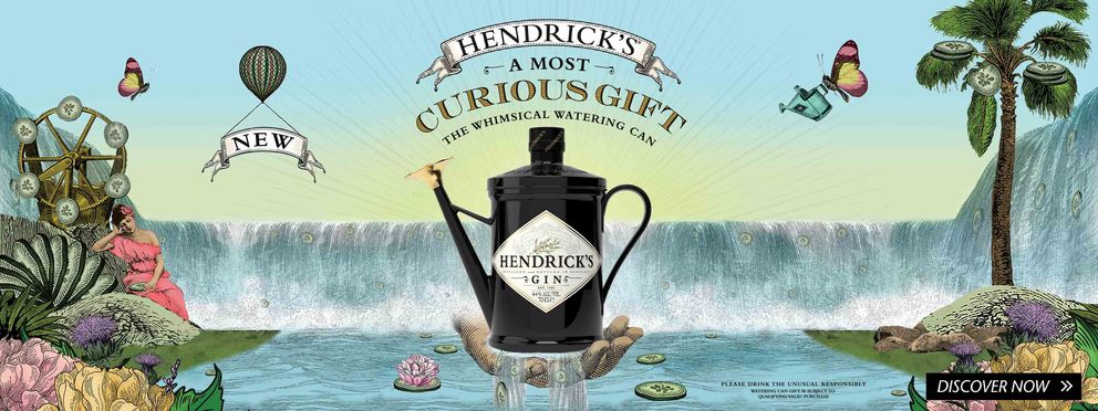 Hendrick's: A most curious Gift - The whimsical Watering Can. Discover now.