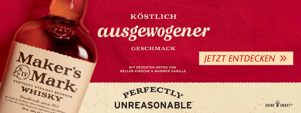 Maker's Mark, Kentucky Straight Bourbon Whisky - köstlich ausgewogener Geschmack