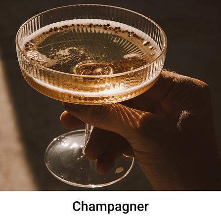 Champagner und Schaumwein