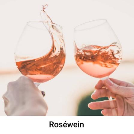Gläser Roséwein