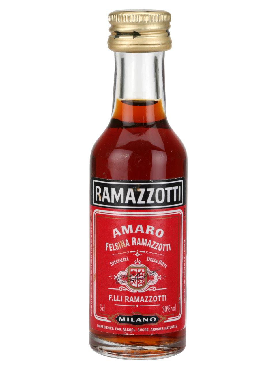 Ramazzotti Italian Amaro Likör 30% 0.03L | Frankfurt Airport Online Shopping