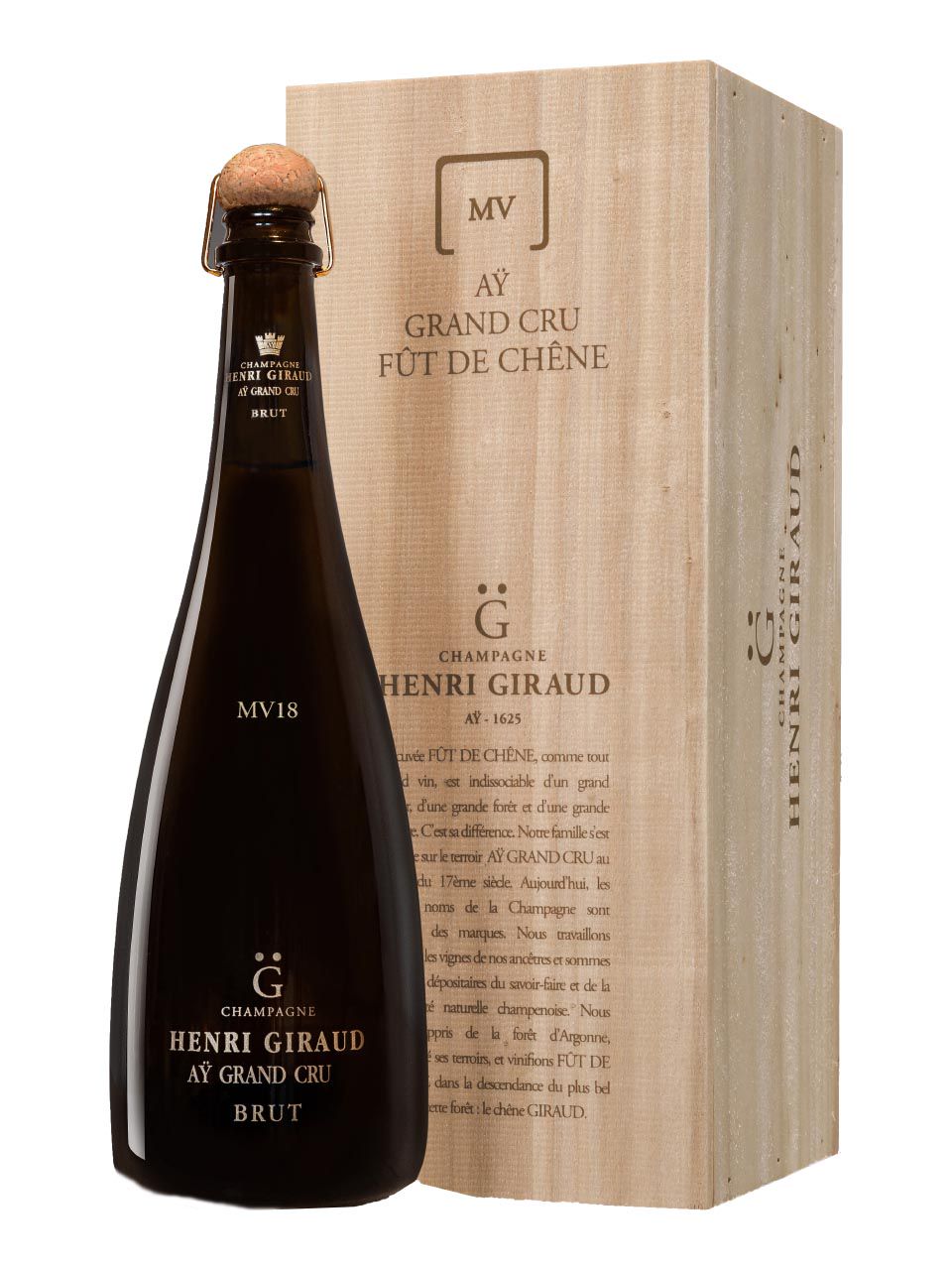 Henri Giraud, MV, Ay Grand Cru, Champagne, AOC, white, brut (gift