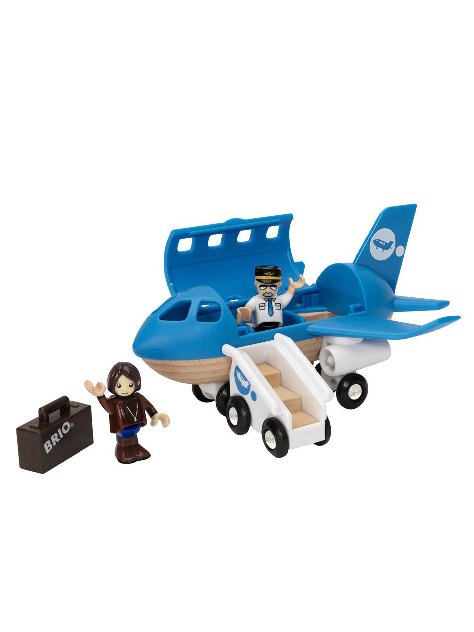 Brio store airplane train