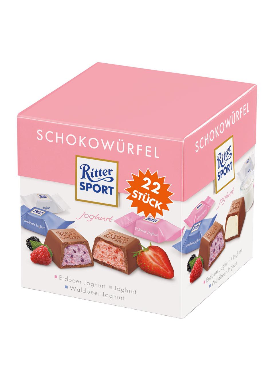 Ritter Sport Chocolate cubes joghurt 176g Frankfurt Airport Online
