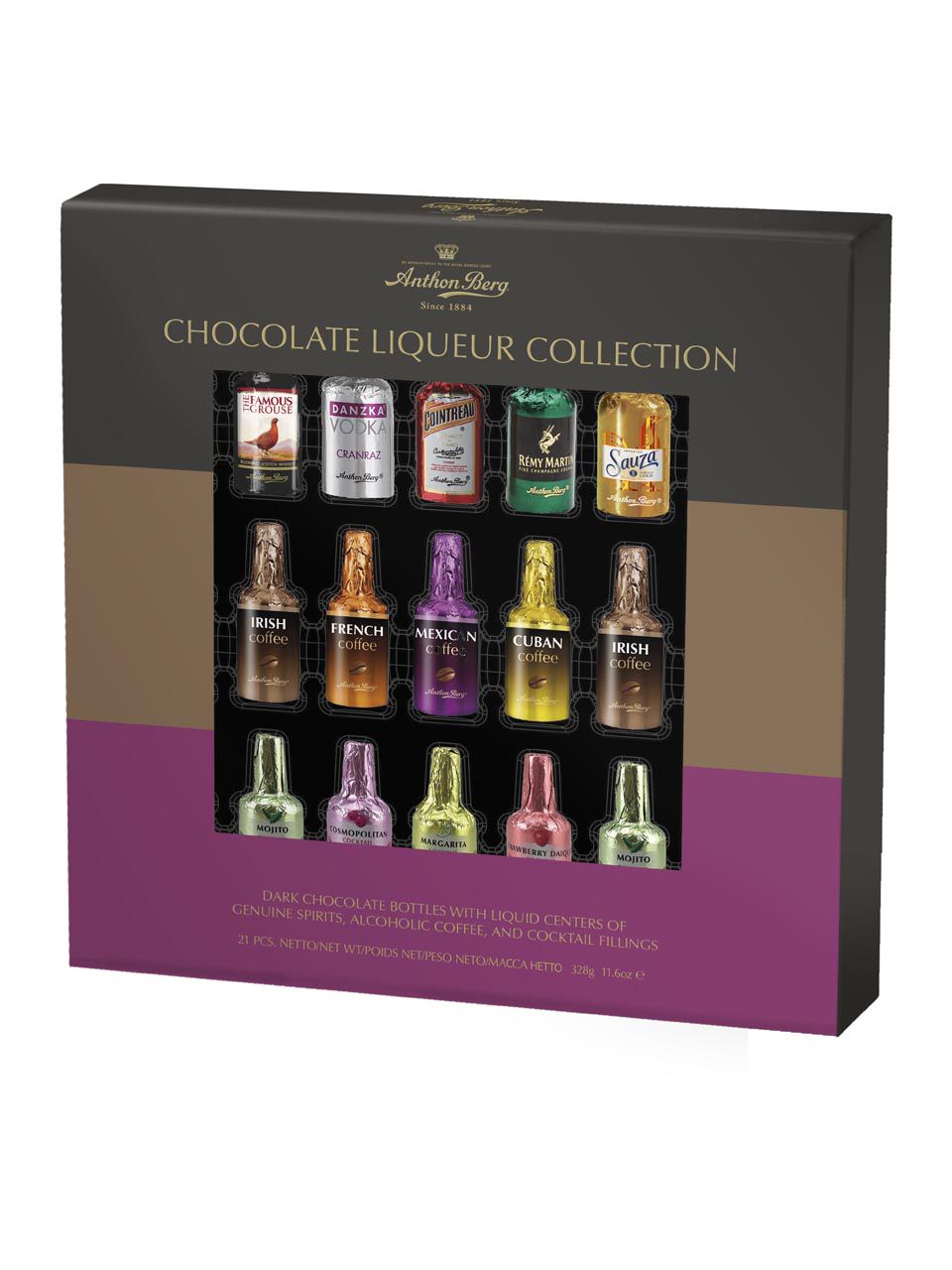 Anthon Berg Chocolate Liqueur Collection 21 pcs 328g Frankfurt
