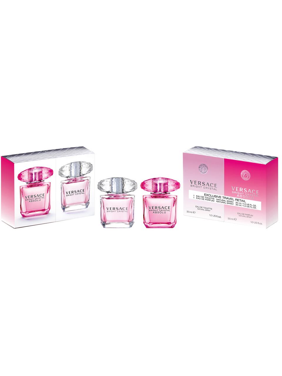 Versace Bright Crystal Absolu Travel Set - Women's Fragrance in