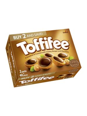 PRAGUE, CZECH REPUBLIC - MAY 29, 2020: Box of Toffifee chocolate