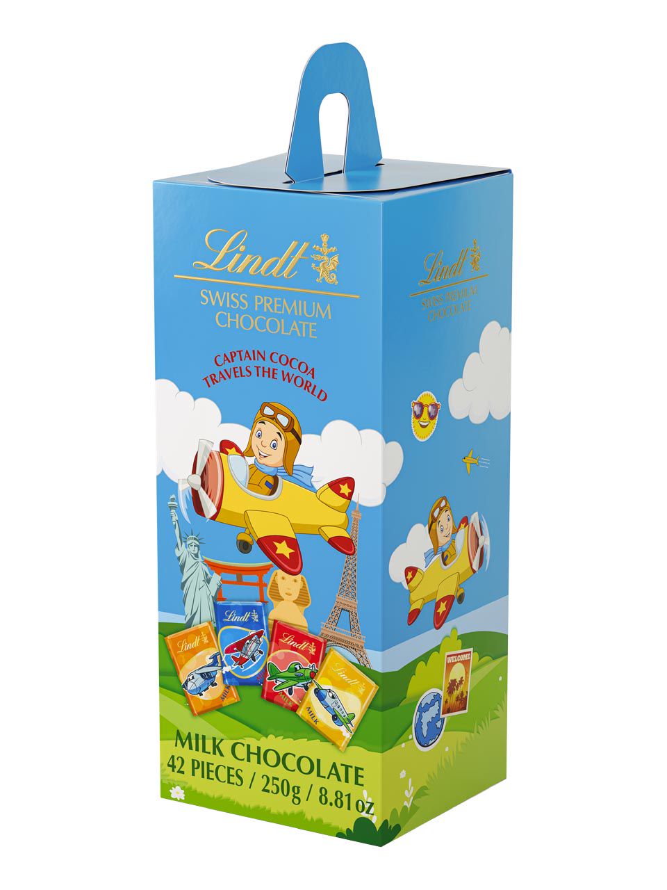 Lindt Captain Cocoa easy-to-carry gift box filled with Lindt ...