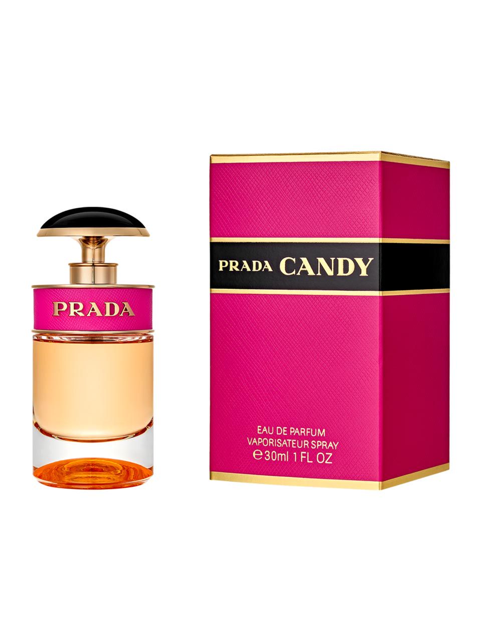 Prada pink store candy perfume