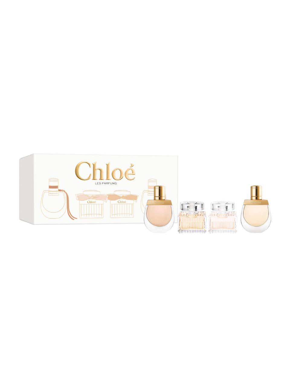 Chloe Miniature Coffret: Chloe EDP Chloe EDT Nomade EDP Nomade EDT