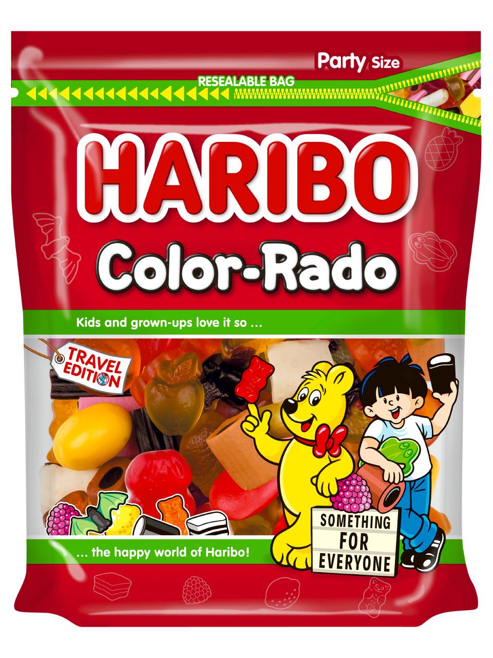 HARIBO Color Rado fruit and liquorice gums