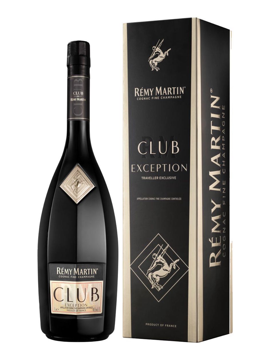 REMY MARTIN CLUB EXCEPTION 干邑 40 度 1L（礼盒装） 法兰克福机场网上购物