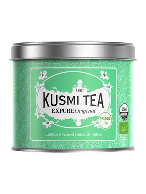 Kusmi Tea Green Teas Gift Set - Five Loose Teas in Miniature Tins -  Includes Jasmine, Ginger-Lemon, Imperial Label, Rose & Spearmint