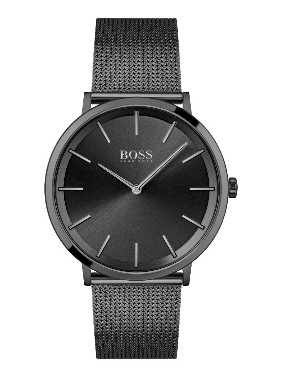 Hugo boss black online metal watch