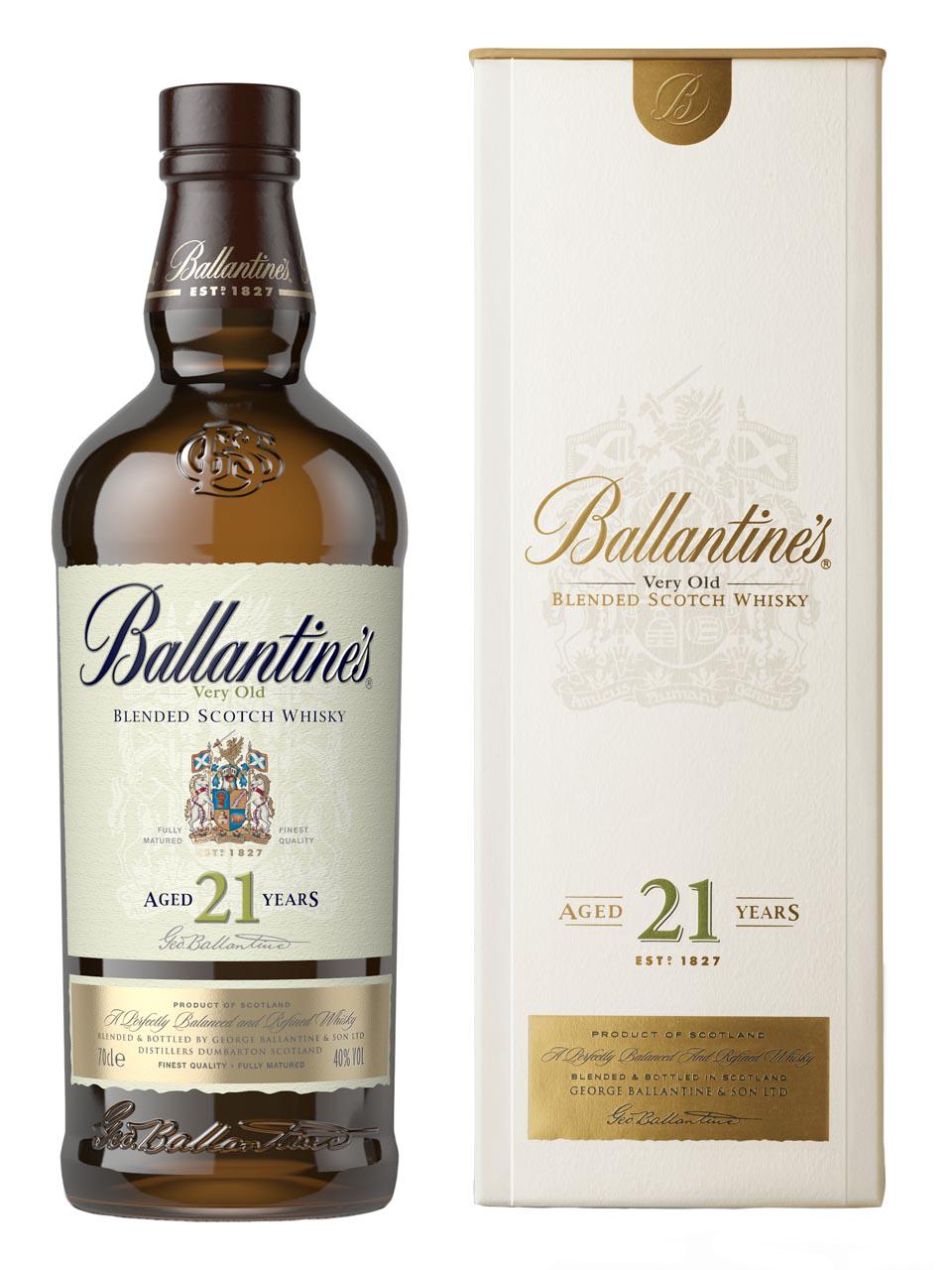 Ballantine's 21y Blended Scotch Whisky 40% 0.7L