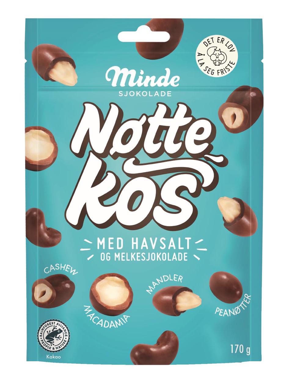 Minde Nøttekos chocolate covered nuts 170g | Frankfurt Airport Online ...