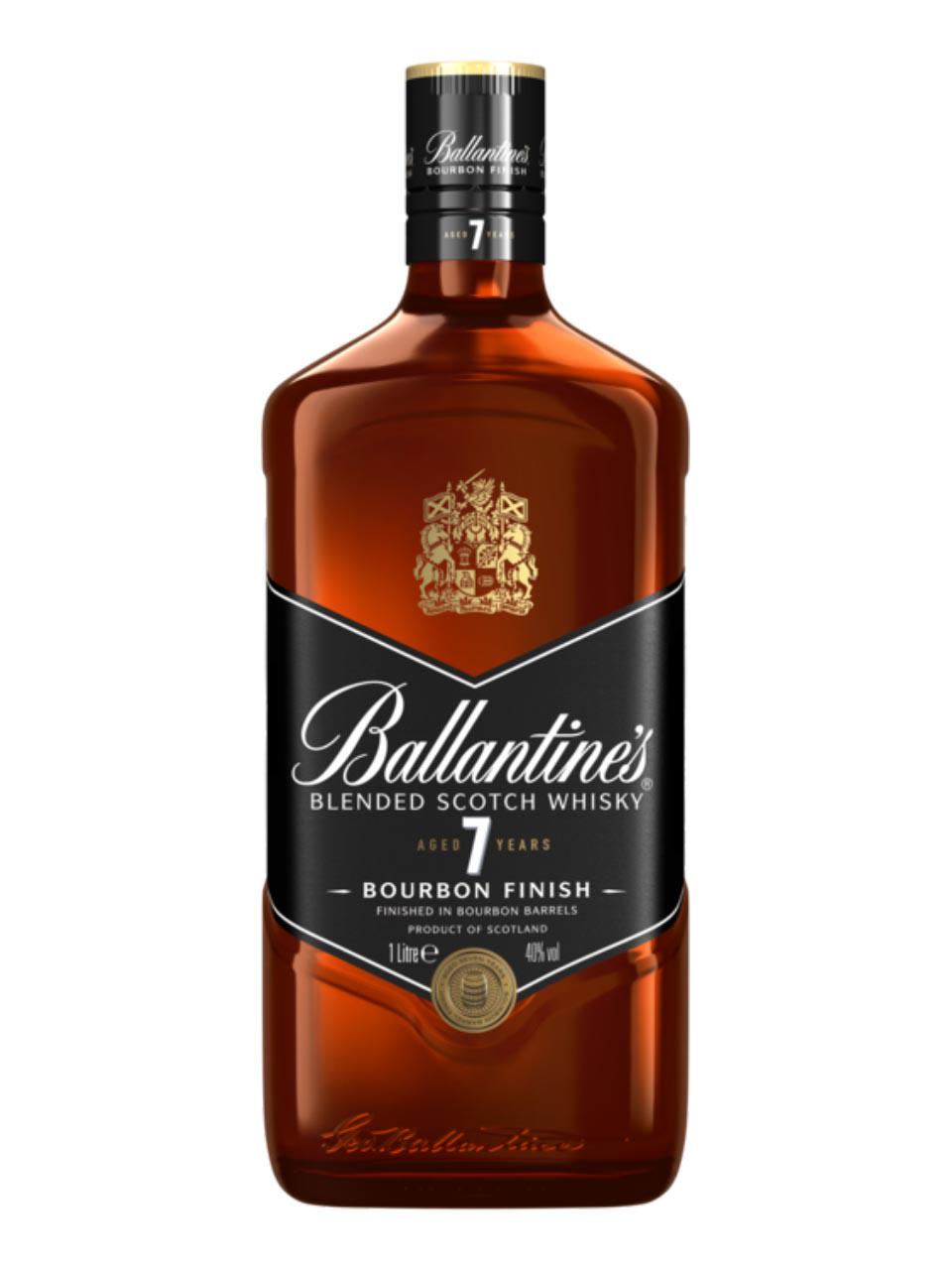 Ballantine's 7y Blended Scotch Whisky Bourbon Finish 40% 1L