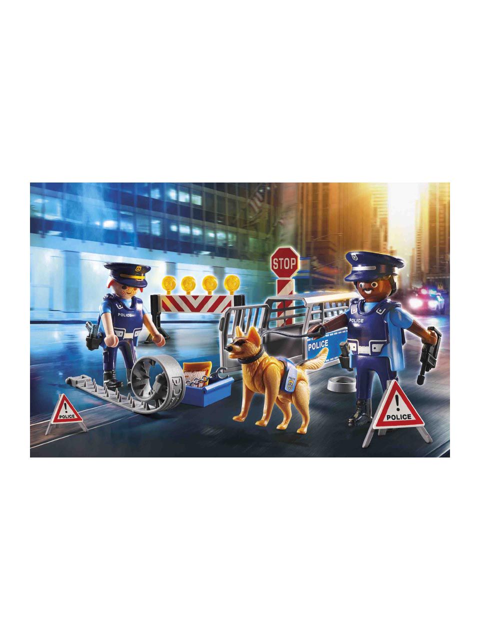 Playmobil roadblock store