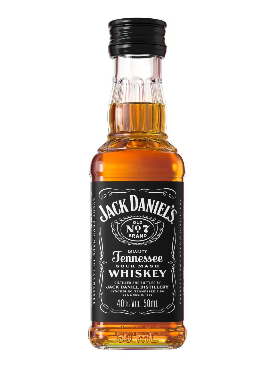 Jack Daniel's Tennessee Whiskey Old No. 7 Black Label 100 ml