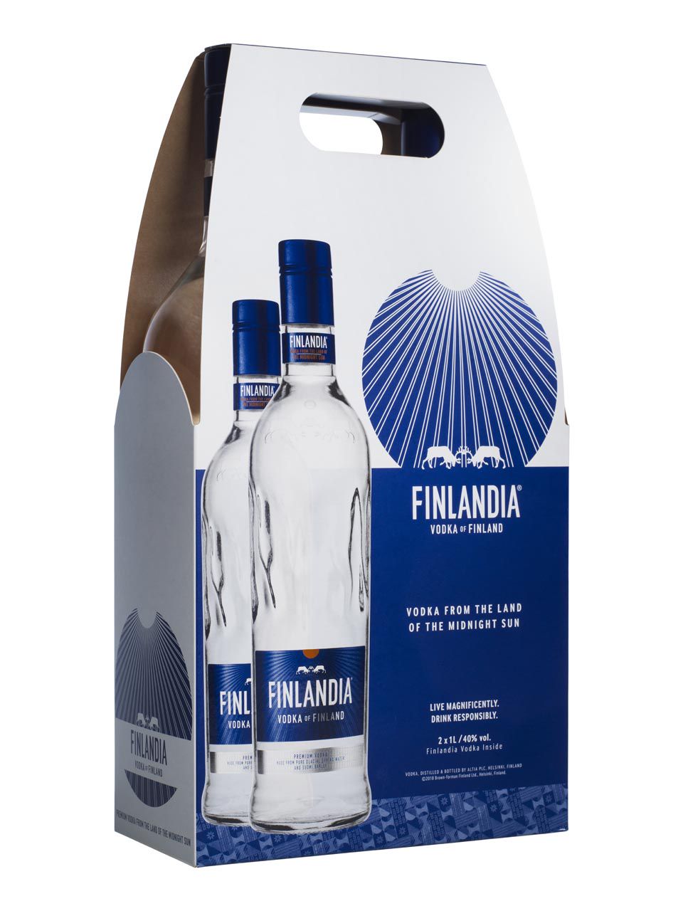 Finlandia Vodka 40 2x1L Frankfurt Airport Online Shopping