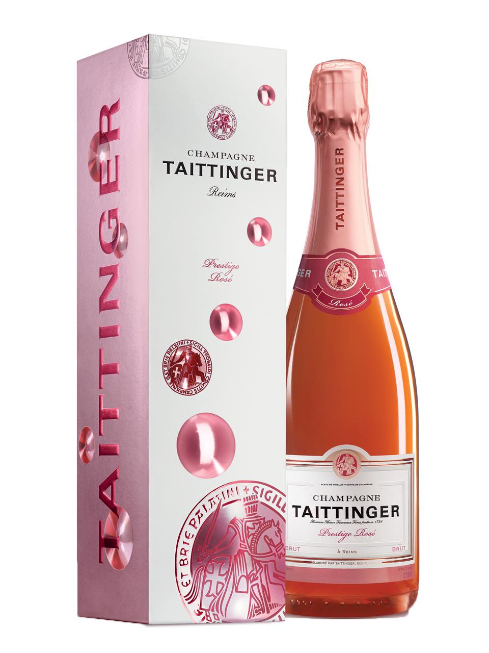 Taittinger, Brut Rosé, brut, rosé, Frankfurt Online (gift 0.75L | Airport box), Shopping
