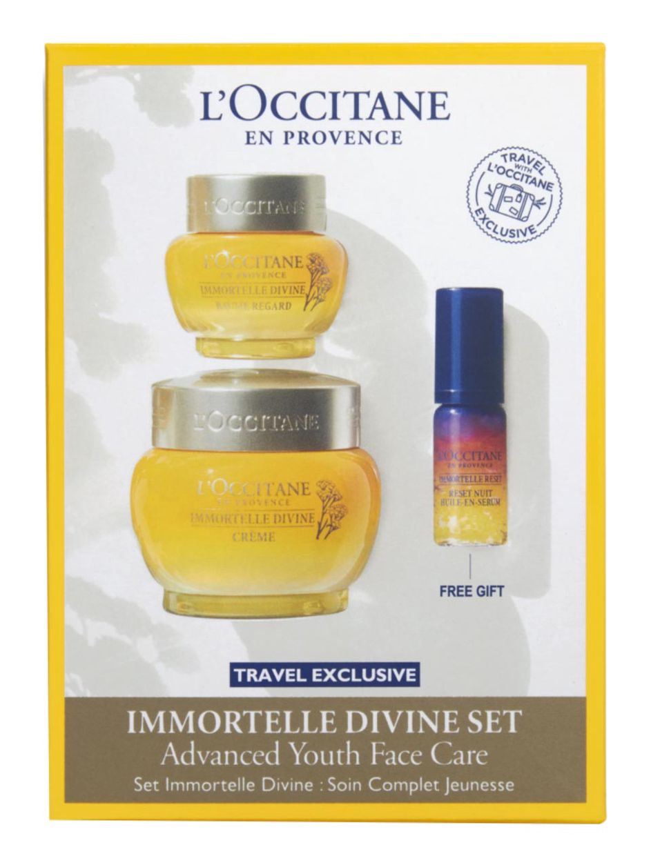 L'Occitane en Provence Immortelle Face Care Set Frankfurt Airport