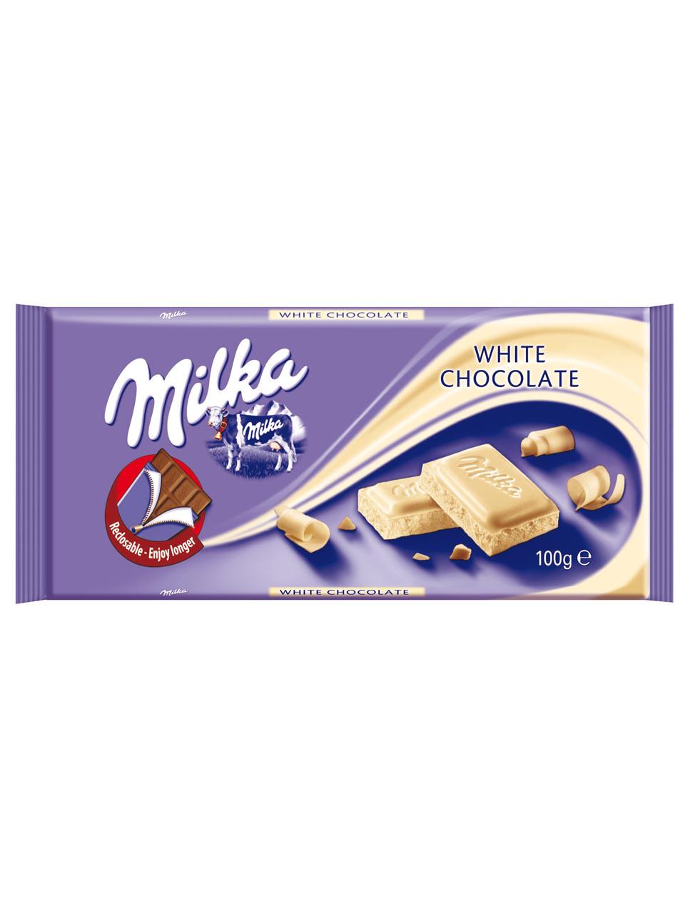 Milka Chocolate Blanco 22 tabletas de 100g, comprar online