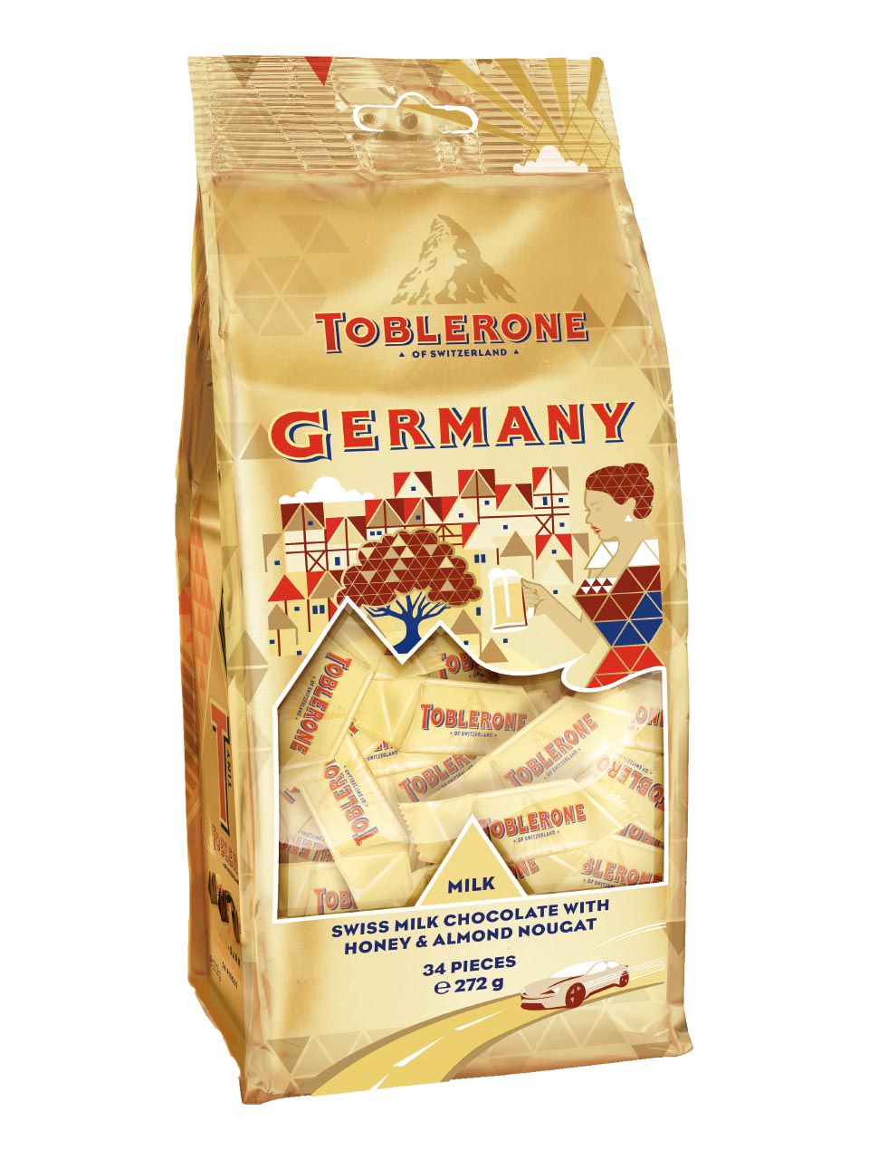 Toblerone Tiny Crunchy Almond Bag 272G