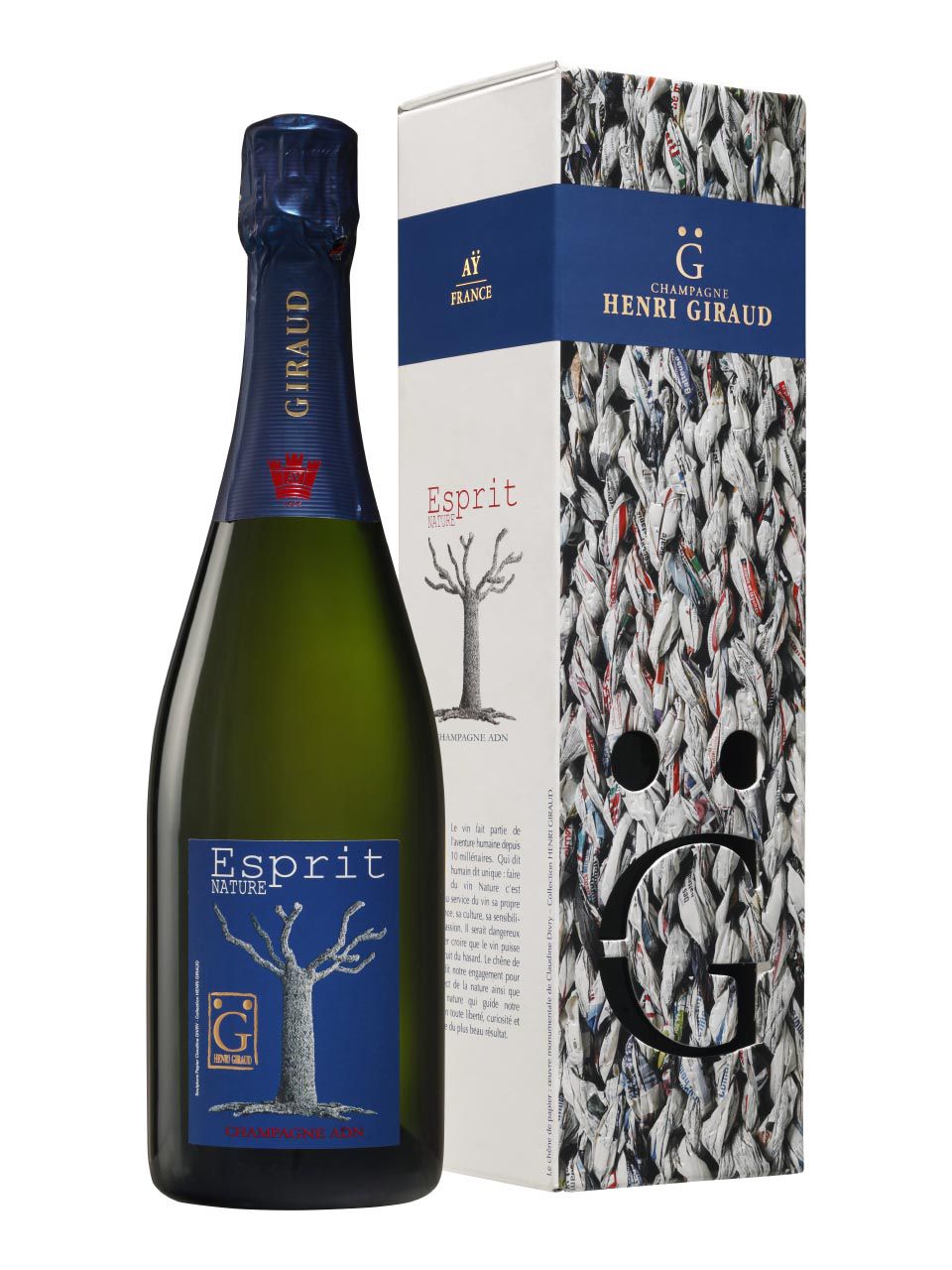 Henri Giraud, Esprit Nature, Champagne, AOC, white, brut (gift box