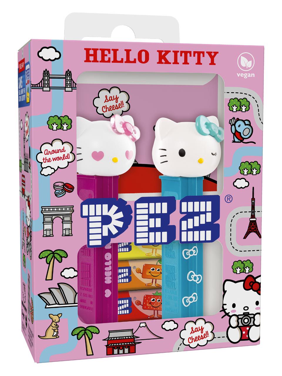 PEZ Twin Hello Kitty Bonbons with Fruit flavour | Frankfurt Airport ...