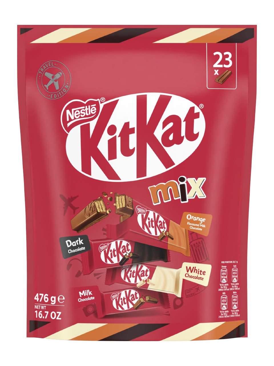 KitKat® 2 Finger Mix Share Bag 476g | Frankfurt Airport Online Shopping