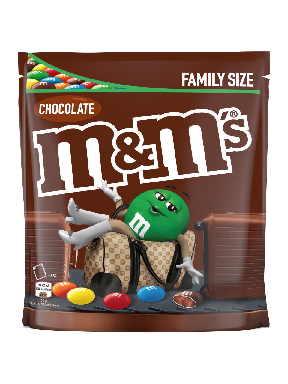 M&M Chocolate Pouch, 1kg