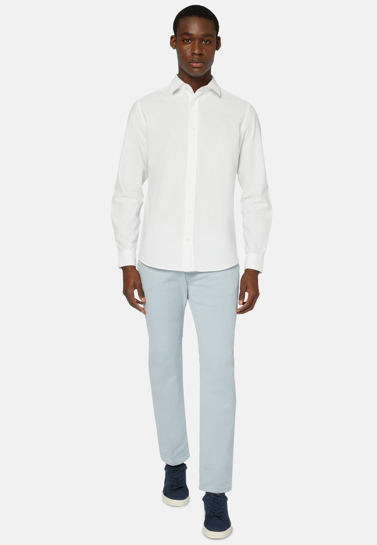 Regular Fit White Cotton Shirt | Frankfurt Airport Online Shopping