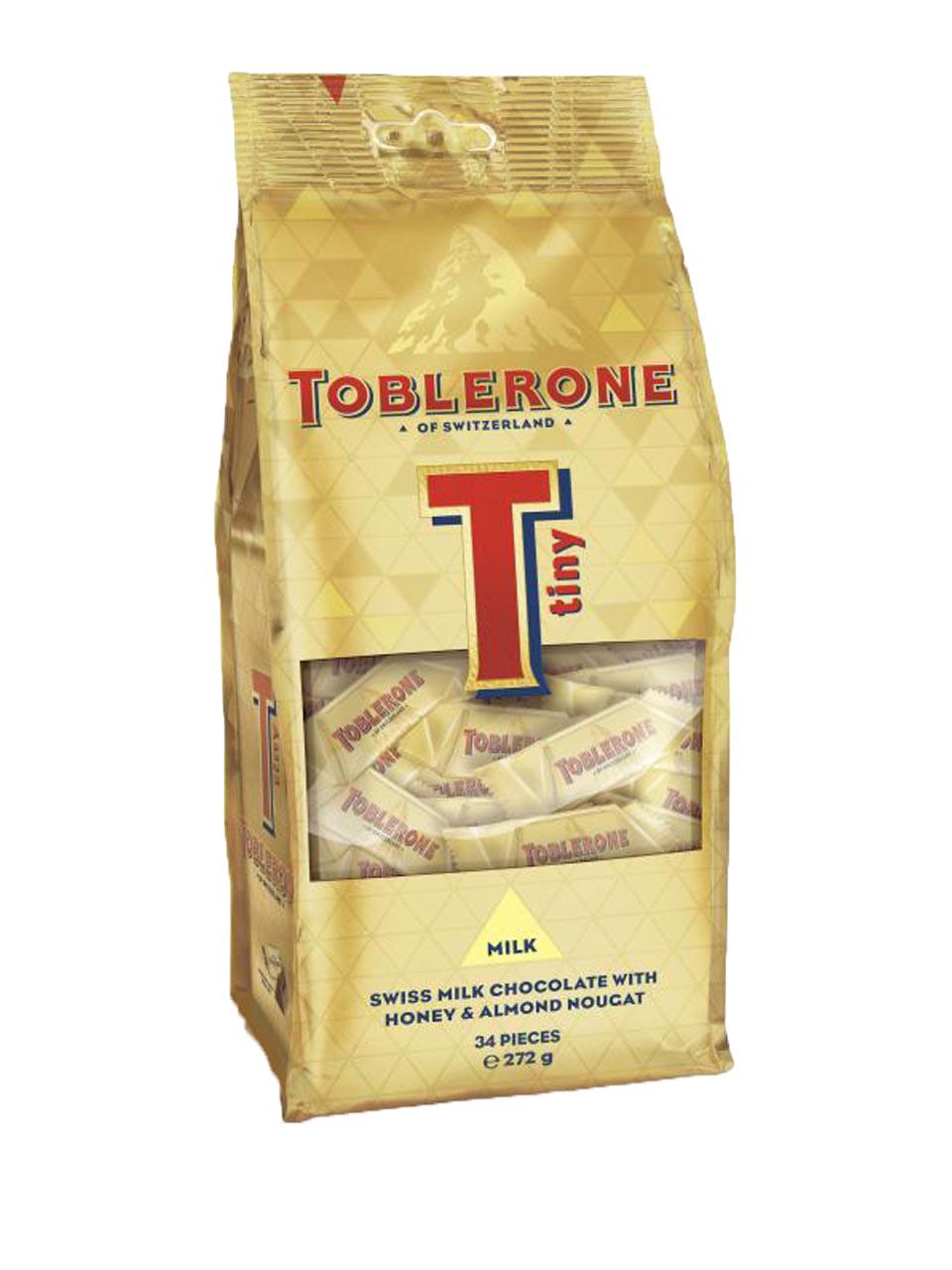 toblerone white chocolate with almonds, honey and nougat 50g