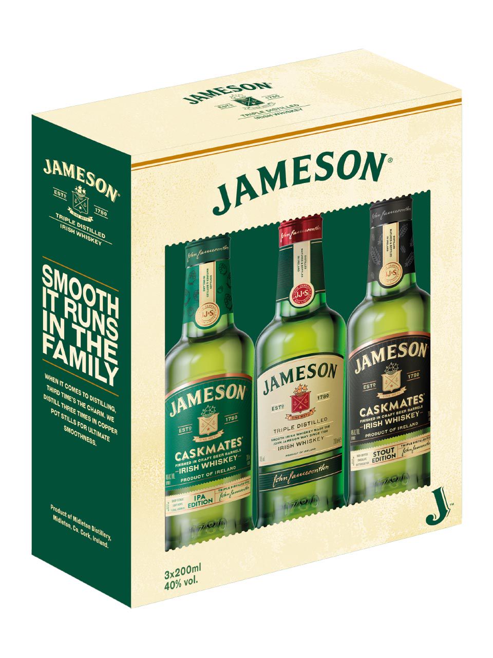 Jameson Irish Whiskey Triple Pack 40 3x0 2l Frankfurt Airport Online Shopping