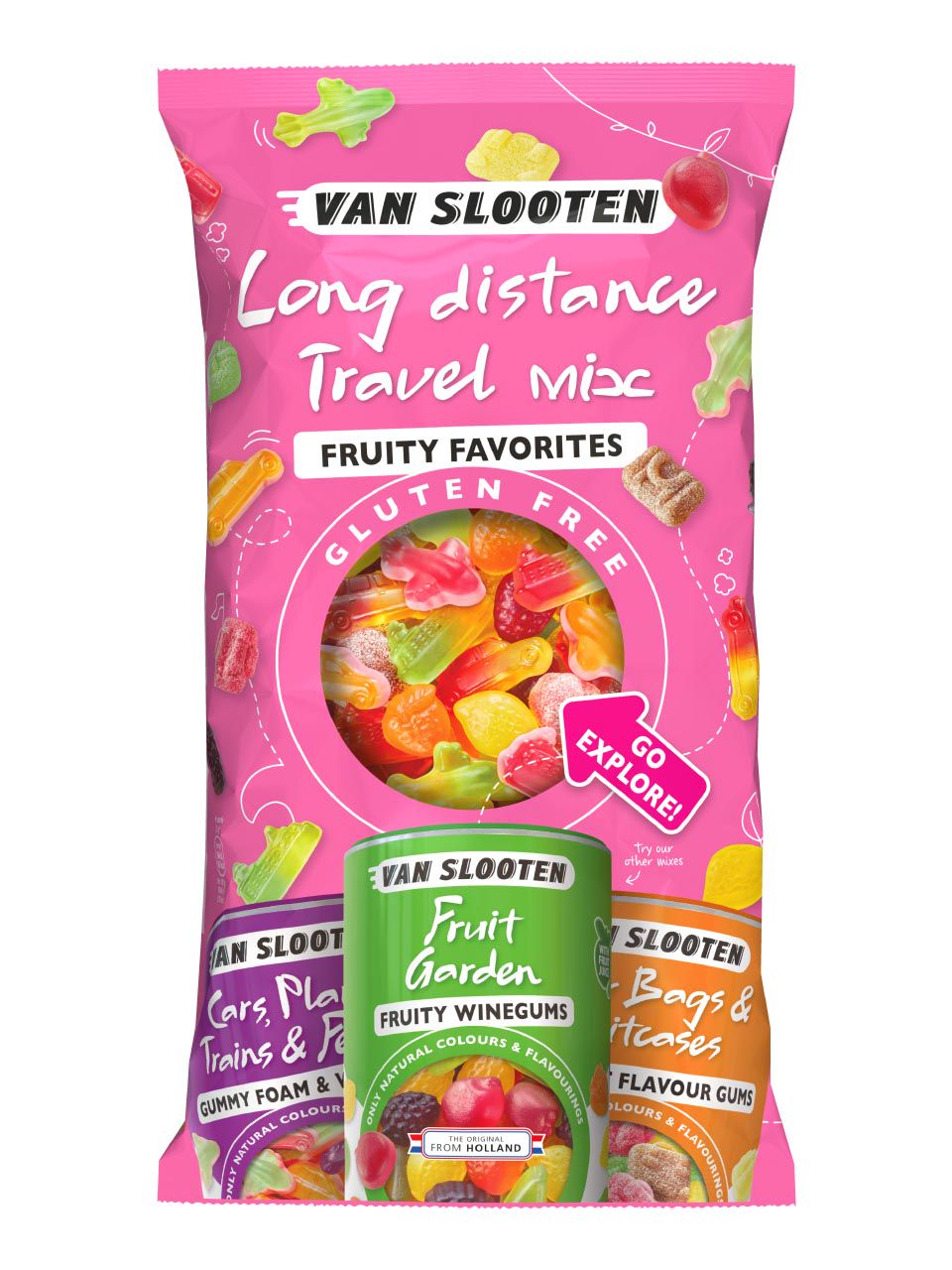 Van Slooten Long Distance Travel Mix Fruit Favoriten 900g Frankfurt