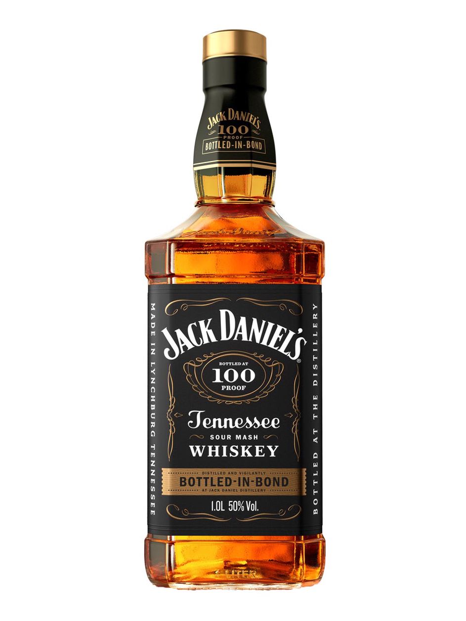 jack daniels bottled in bond tennessee whiskey 威士忌 50 度 1l*