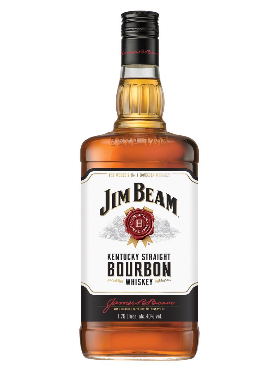 Jim Beam 1.75L* Kentucky Airport Online Whiskey Bourbon | White 40% Shopping Frankfurt Straight
