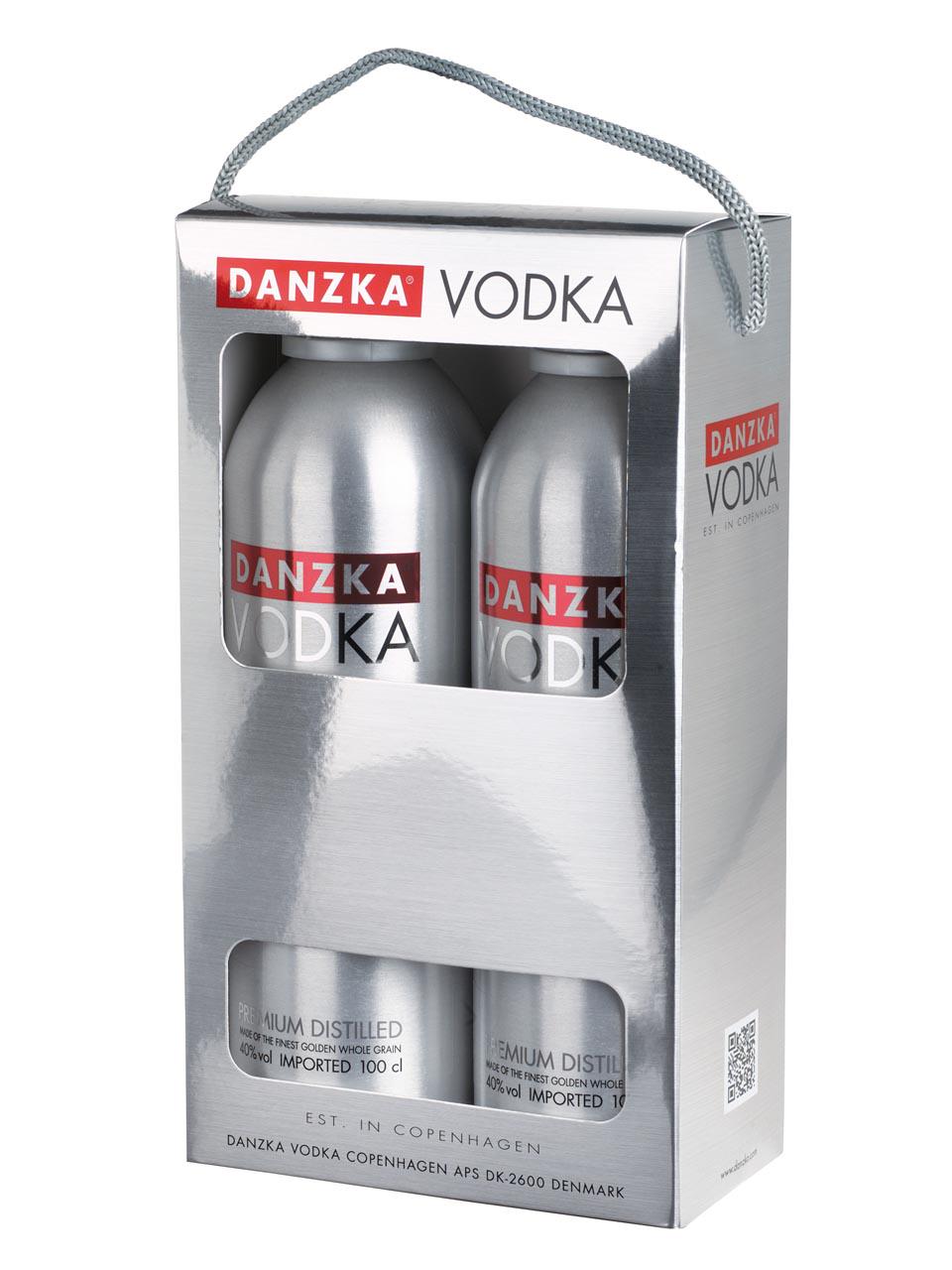 | 2x1L Vodka Danzka Shopping Airport 40% Frankfurt Online Twinpack