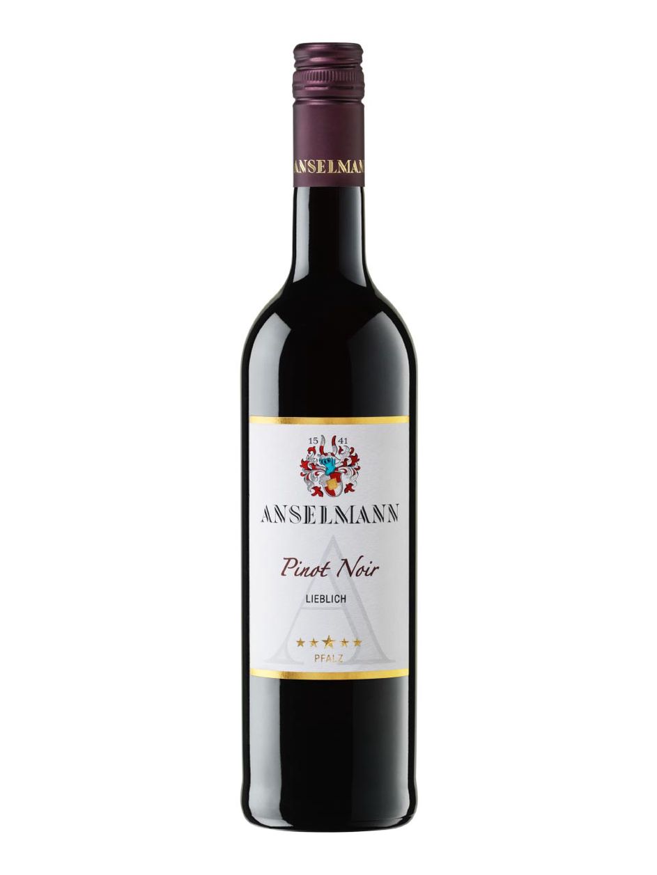 Anselmann, Pinot Noir, Pfalz, QbA, lieblich, rot 0.75L Frankfurt Airport Online Shopping