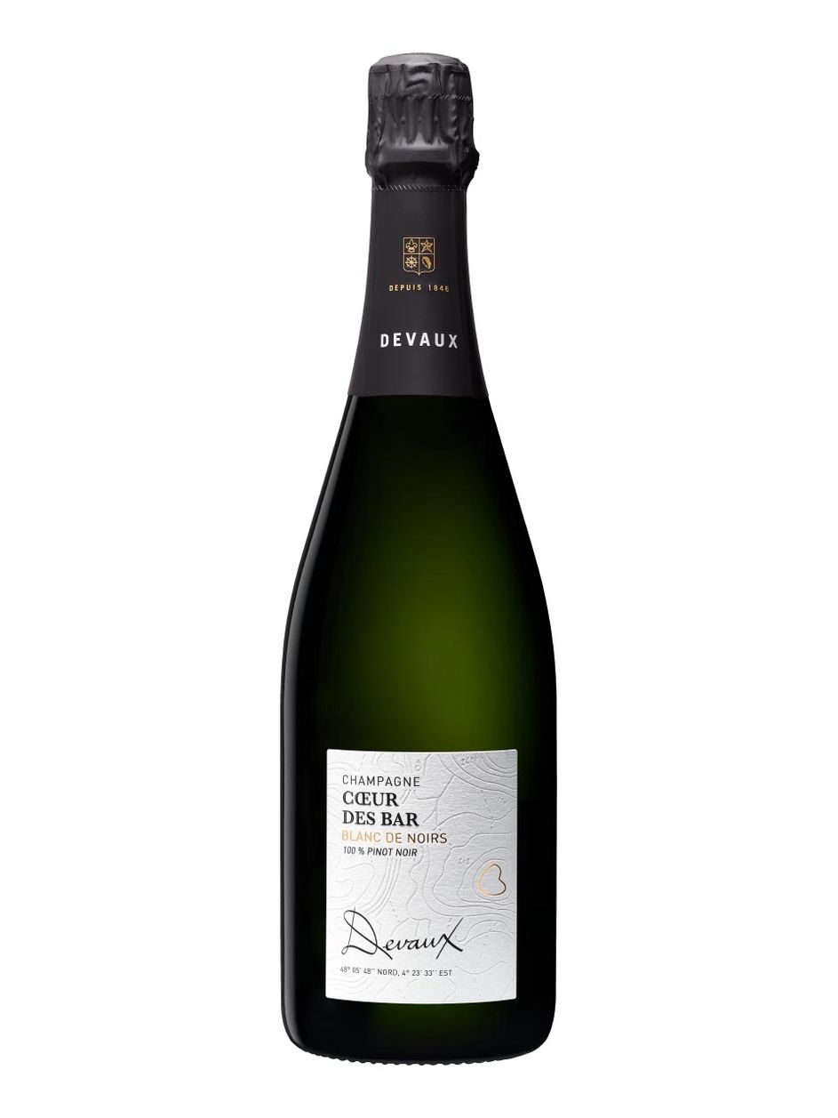Devaux 酒庄，Coeur de Bar。Blanc de Noir Champagne AOC 天然干型白香槟 0.75L 法兰克福