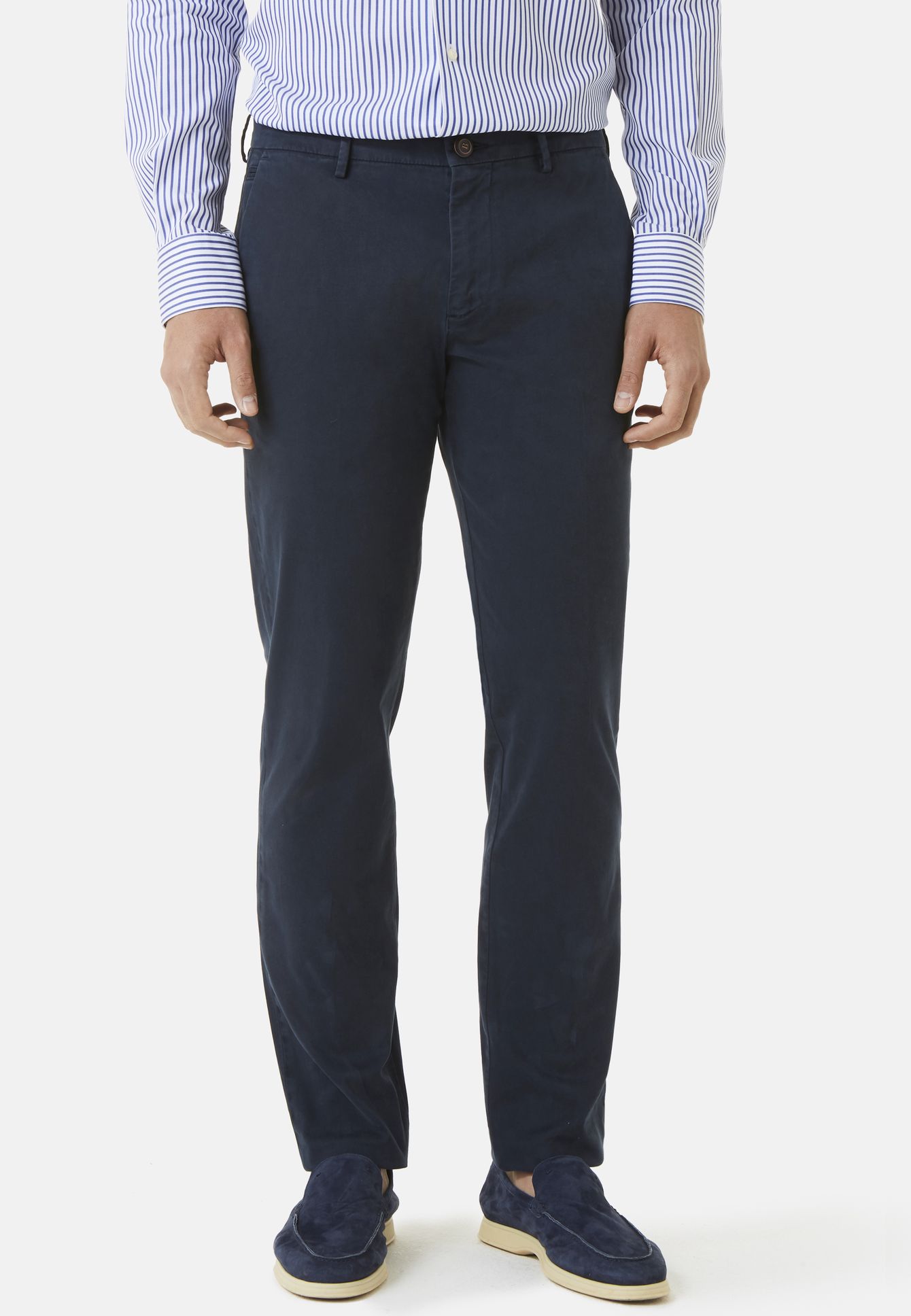 Stretch Cotton Trousers | Frankfurt Airport Online Shopping