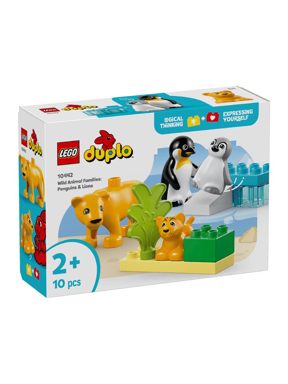 LEGO System A/S, Duplo Town, wild animal families: penguins & lions ...