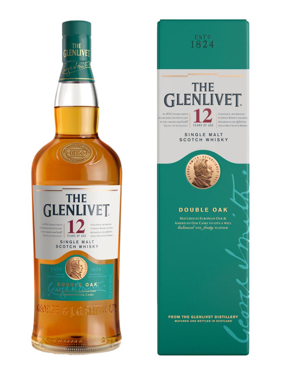 Glenlivet 12 Year Old Single Malt Scotch Whisky 1 L