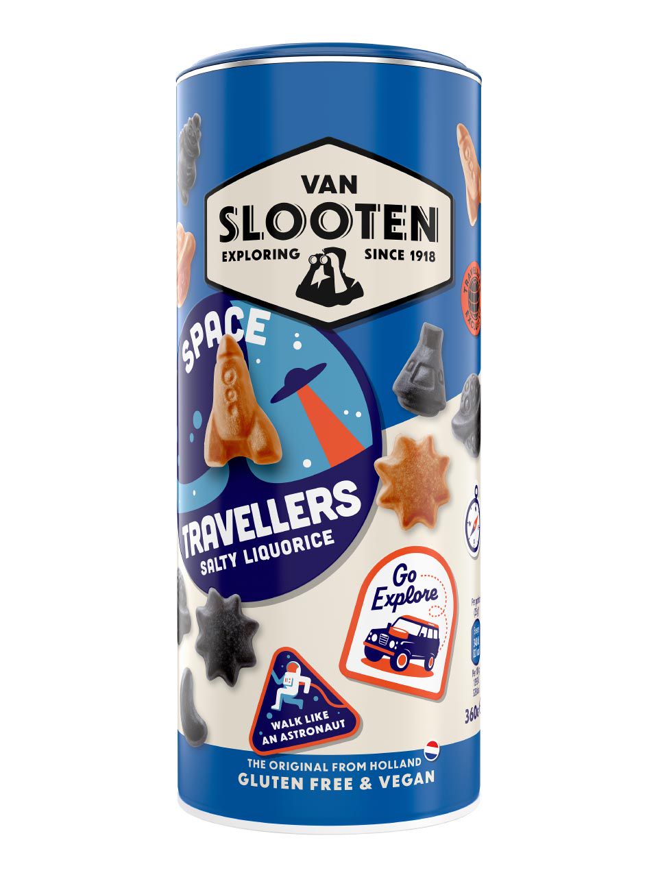 Van Slooten Space Travellers 360g Vegan und Glutenfrei - Salzige ...